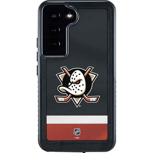 NHL Anaheim Ducks Jersey Galaxy S24 Waterproof Case